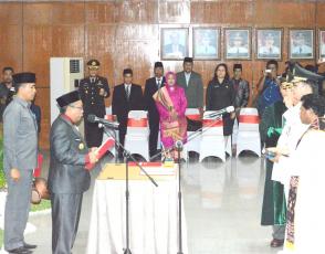 Pengambilan Sumpah dan Pelantikan Jabatan Bupati & Wabup Bangka Barat Periode 2016-2021