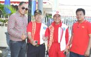 Kadis PU Babel (Sarjulianto) selaku ketua Pelaksana dan Korlap, Padli (sekdis Dispora)