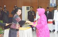 Pelantikan Ketua Dekranasda Bangka Barat Periode 2016-2021,  Ibu Anisa Parhan Ali